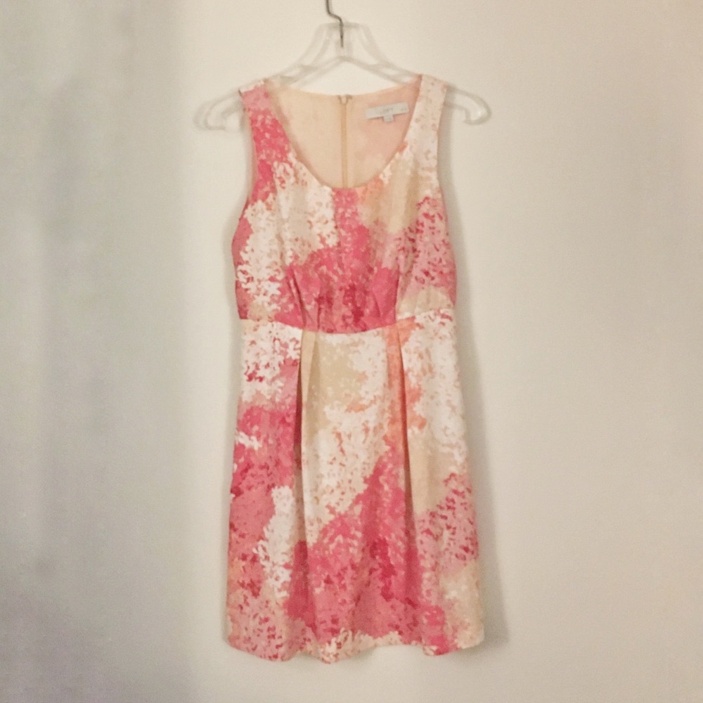 Ann Taylor LOFT | floral sheath dress w/ pockets!!